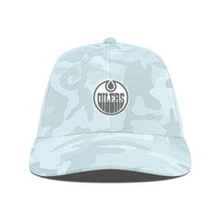 NHL Camo Edmonton Oilers Levelwear Clash Slate & Snow Meshback Flex Hat