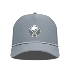 NHL Gray Buffalo Sabres Levelwear Gordon Slate & Snow Rope Adjustable Hat