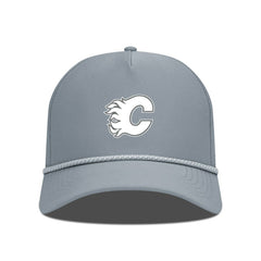 NHL Gray Calgary Flames Levelwear Gordon Slate & Snow Rope Adjustable Hat