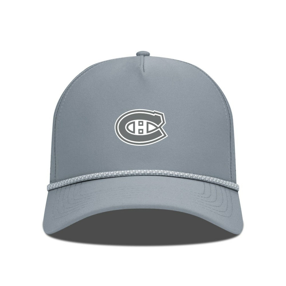 NHL Gray Montreal Canadiens Levelwear Gordon Slate & Snow Rope Adjustable Hat