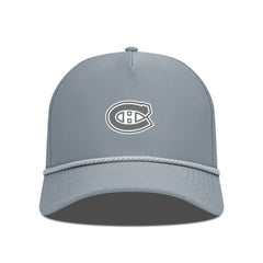 NHL Gray Montreal Canadiens Levelwear Gordon Slate & Snow Rope Adjustable Hat