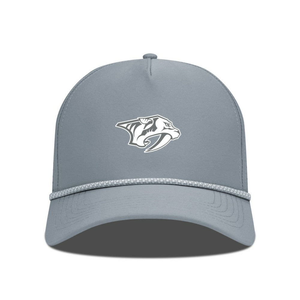NHL Gray Nashville Predators Levelwear Gordon Slate & Snow Rope Adjustable Hat