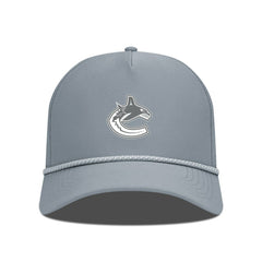 NHL Gray Vancouver Canucks Levelwear Gordon Slate & Snow Rope Adjustable Hat