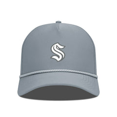 NHL Gray Seattle Kraken Levelwear Gordon Slate & Snow Rope Adjustable Hat