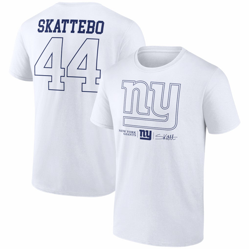 Cam Skattebo  Tonal Player Name & Number T-Shirt - New York Giants