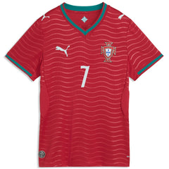 Cristiano Ronaldo Portugal National Team Women's 2026 Home Replica Jersey - Puma Red