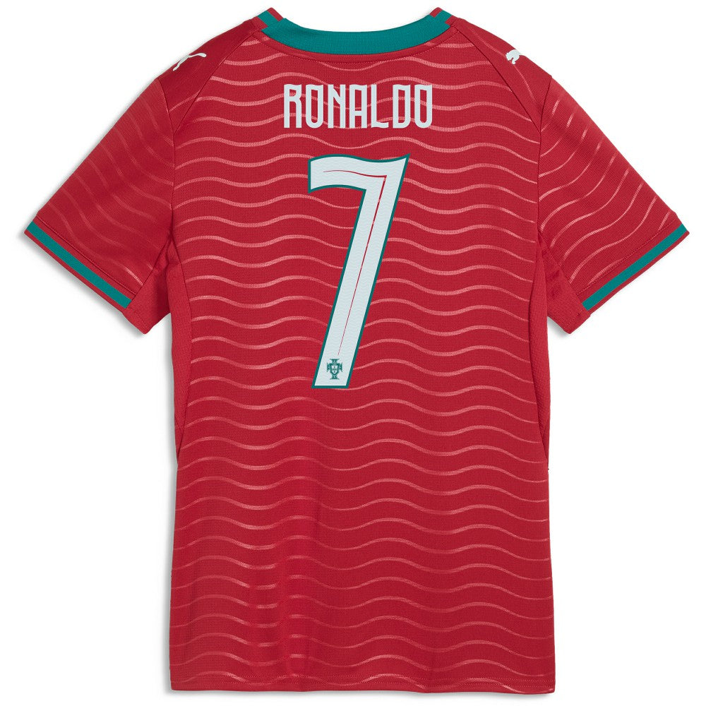 Cristiano Ronaldo Portugal National Team Women's 2026 Home Replica Jersey - Puma Red
