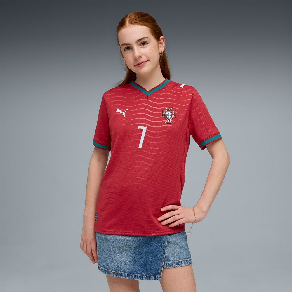 Cristiano Ronaldo Portugal National Team Youth 2026 Home Replica Jersey - Puma Red
