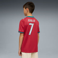Cristiano Ronaldo Portugal National Team Youth 2026 Home Replica Jersey - Puma Red