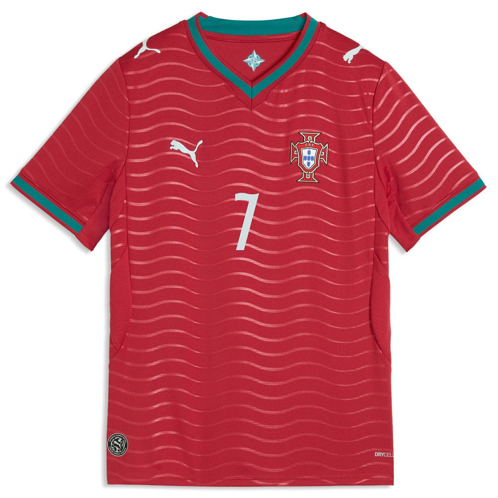 Cristiano Ronaldo Portugal National Team Youth 2026 Home Replica Jersey - Puma Red