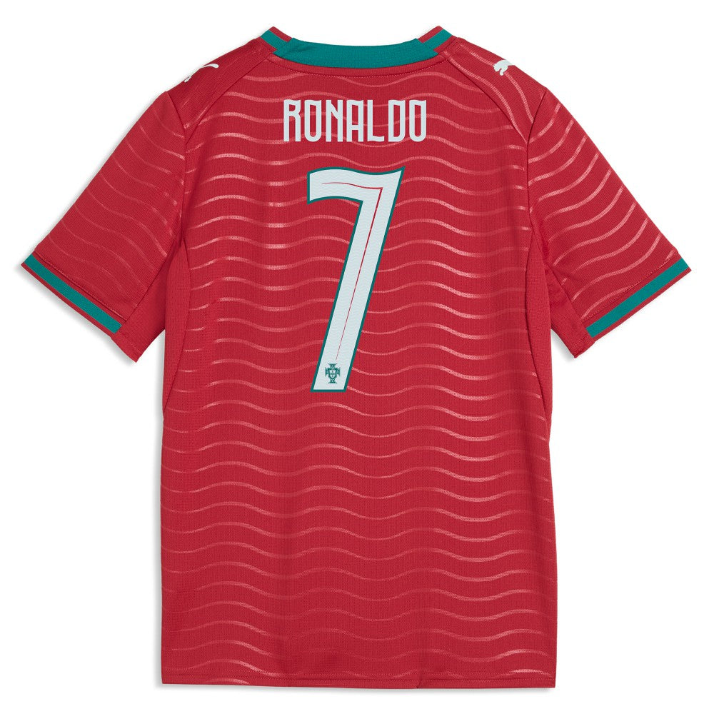 Cristiano Ronaldo Portugal National Team Youth 2026 Home Replica Jersey - Puma Red