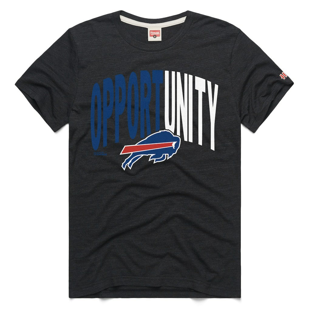 Homage Unisex 2025 Inspire Change Opportunity Tri-Blend T-Shirt - Buffalo Bills