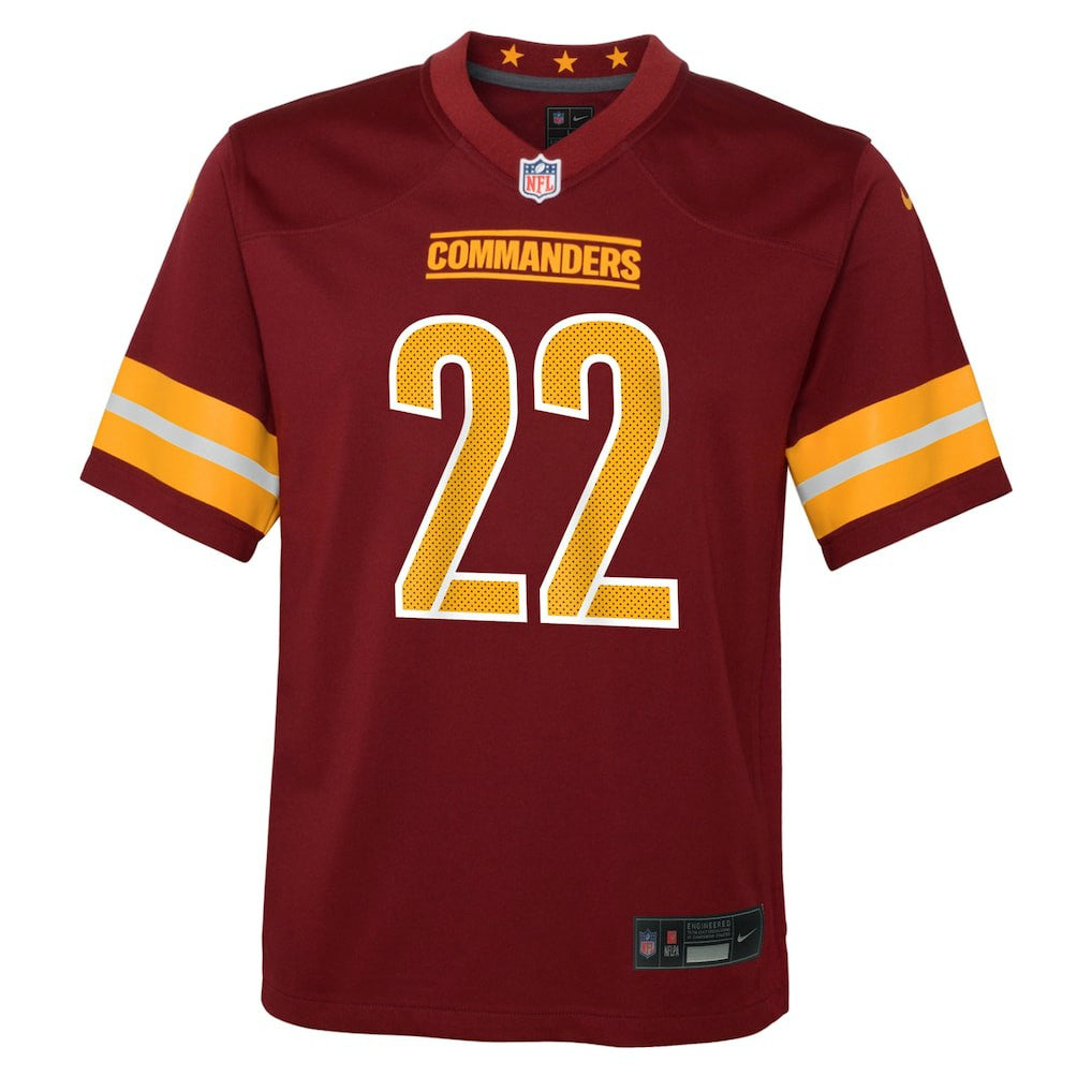 Jacory Croskey-Merritt  Youth Team Game Jersey - Washington Commanders