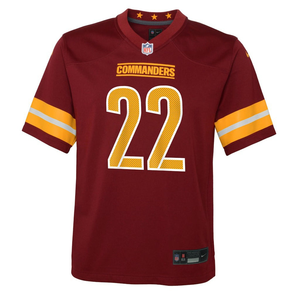 Jacory Croskey-Merritt  Youth Team Game Jersey - Washington Commanders