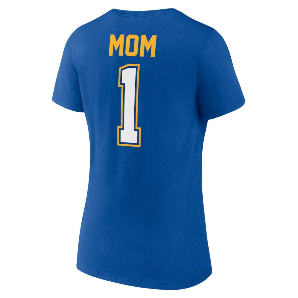 NHL Royal Buffalo Sabres Women's Mother's Day V-Neck T-Shirt
