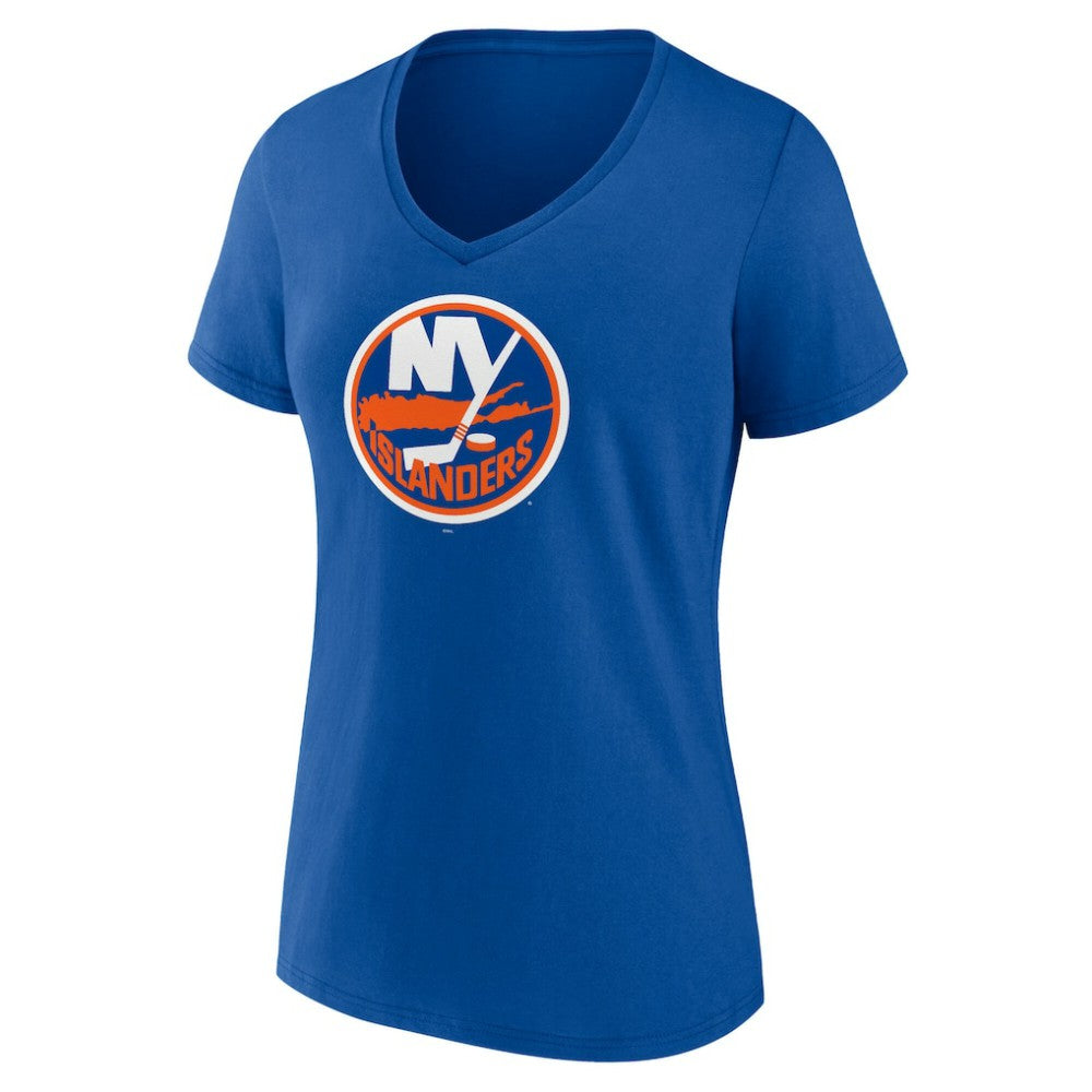 NHL Royal New York Islanders Women's Mother's Day V-Neck T-Shirt