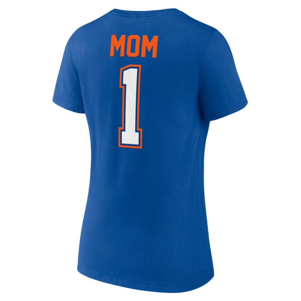 NHL Royal New York Islanders Women's Mother's Day V-Neck T-Shirt