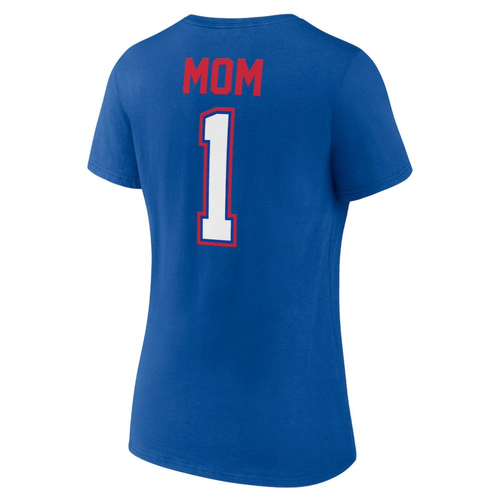 NHL Blue New York Rangers Women's Mother's Day V-Neck T-Shirt