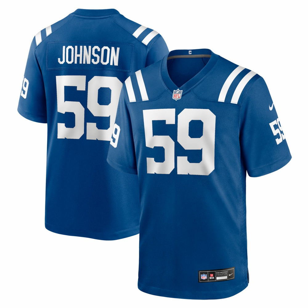 Buddy Johnson  Team Game Jersey - Indianapolis Colts