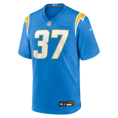 Isas Waxter  Team Game Jersey - Los Angeles Chargers