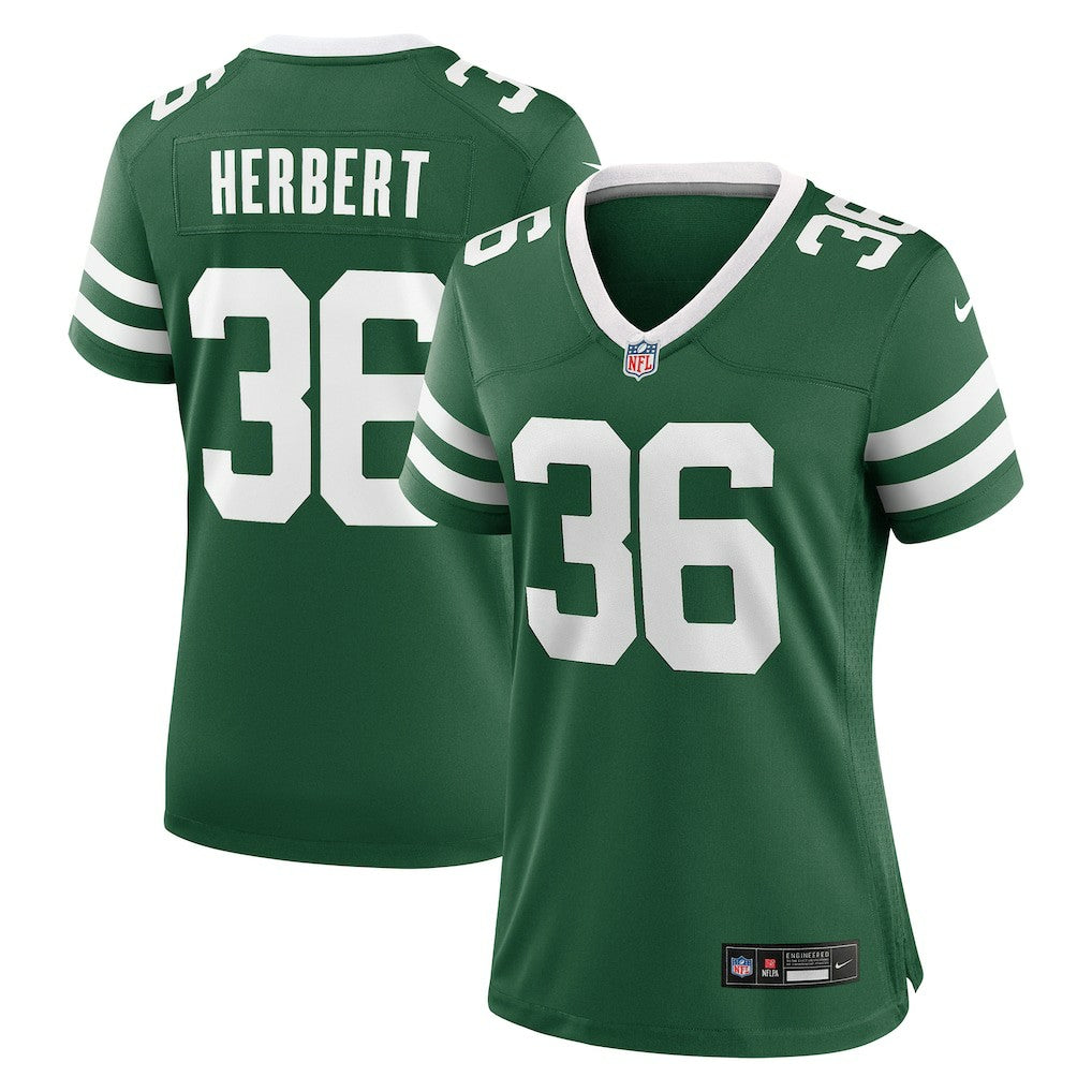 Khalil Herbert  Women's Team Game Jersey - New York Jets