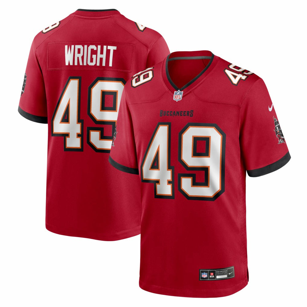 Owen Wright  Team Game Jersey - Tampa Bay Buccaneers