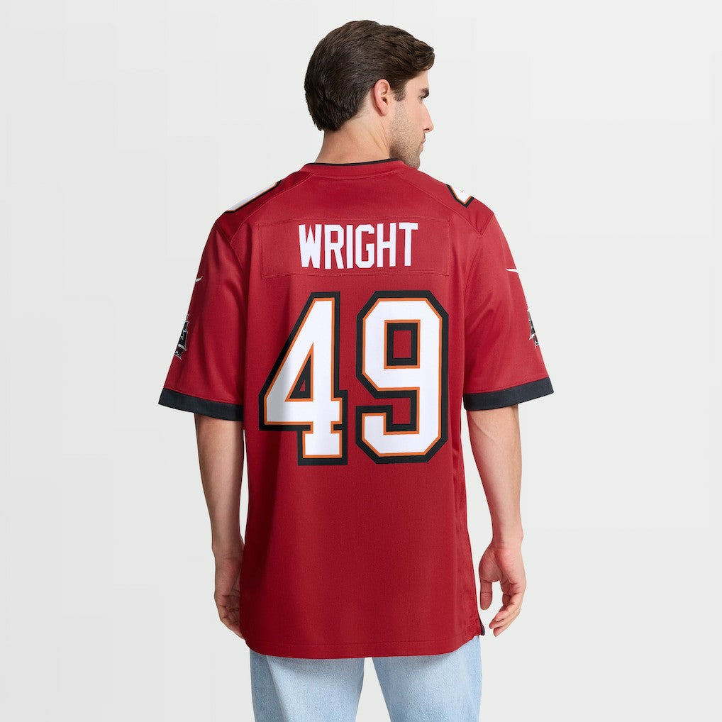 Owen Wright  Team Game Jersey - Tampa Bay Buccaneers