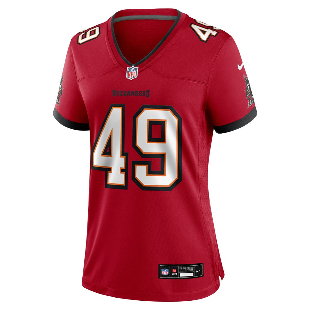 Owen Wright  Women's Team Game Jersey - Tampa Bay Buccaneers
