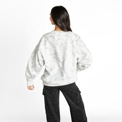 Gameday Couture Women's Whiteout Oversized Premium Fleece Sweatshirt - New York Giants