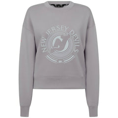NHL Gray New Jersey Devils Levelwear Women's Slate & Snow Sponge Tri-Blend Sweatshirt