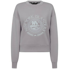 NHL Gray New York Islanders Levelwear Women's Slate & Snow Sponge Tri-Blend Sweatshirt