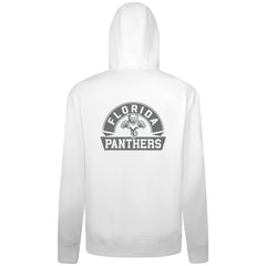 NHL White Florida Panthers Levelwear Podium Chenille Logo Full-Zip Hoodie