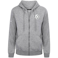 NHL Gray Ottawa Senators Levelwear Podium Chenille Logo Full-Zip Hoodie