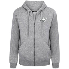 NHL Gray Minnesota Wild Levelwear Podium Banner Arch Full-Zip Hoodie