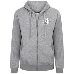 NHL Gray Buffalo Sabres Levelwear Podium Banner Arch Full-Zip Hoodie