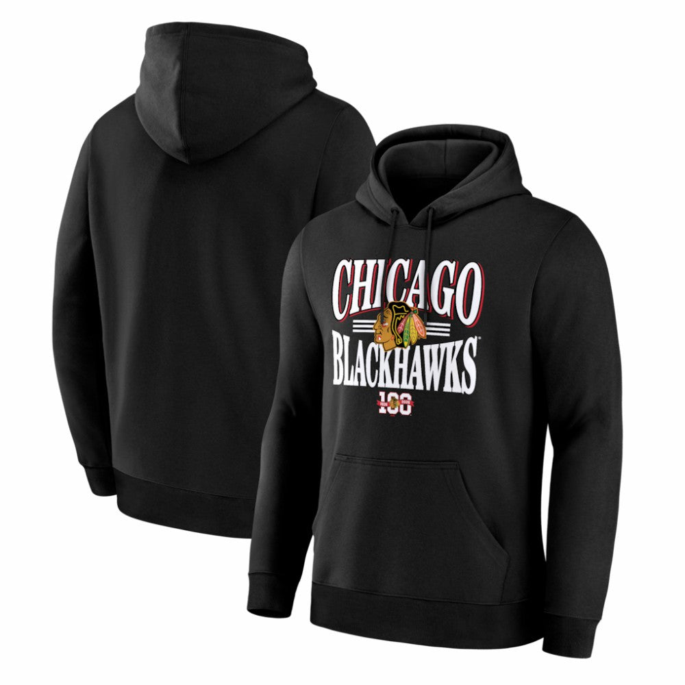 NHL Black Chicago Blackhawks Fanatics Legacy Hoodie