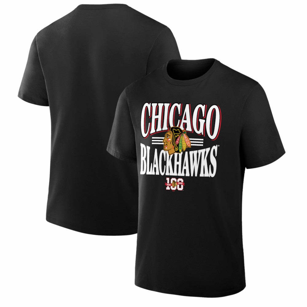 NHL Black Chicago Blackhawks Fanatics Legacy T-Shirt