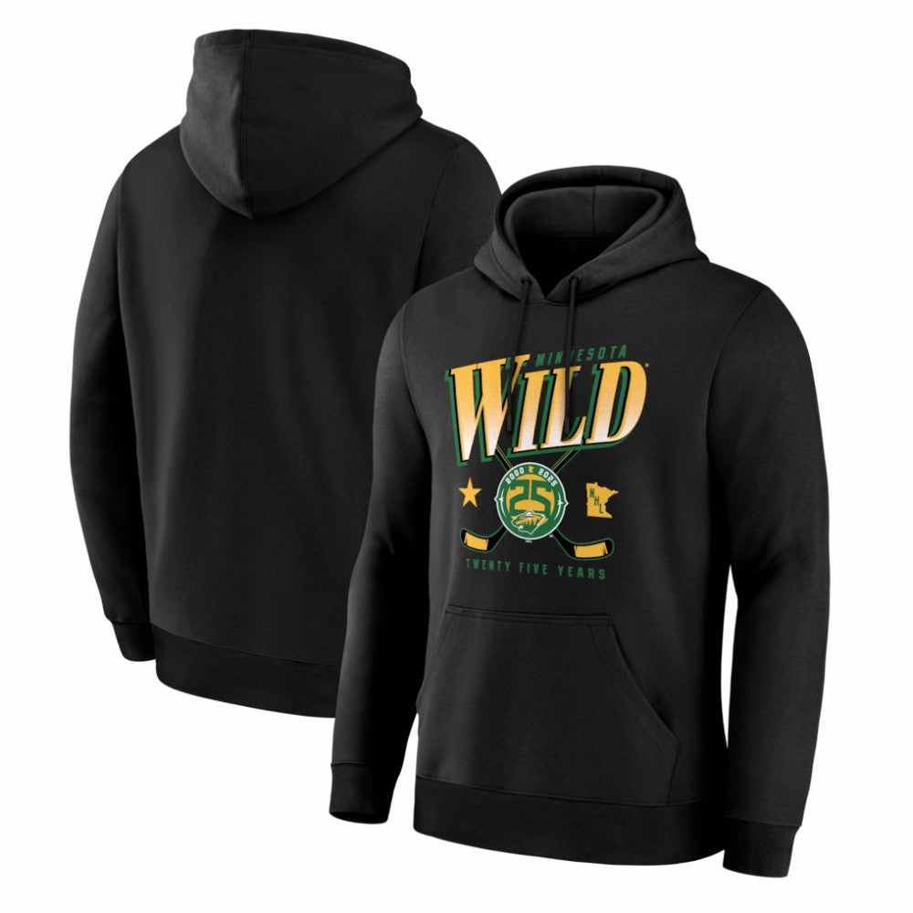 NHL Black Minnesota Wild Fanatics Legacy Hoodie