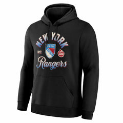 NHL Black New York Rangers Fanatics Legacy Hoodie