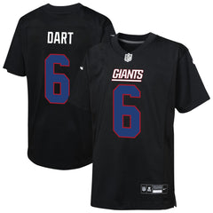 Jaxson Dart  Youth Fashion Game Jersey - New York Giants