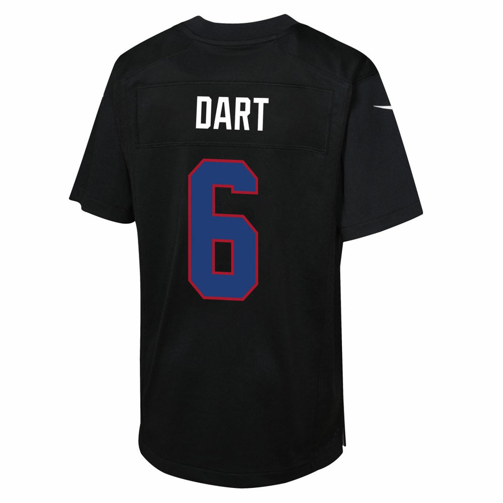 Jaxson Dart  Youth Fashion Game Jersey - New York Giants