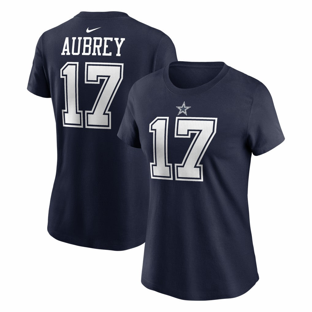 Brandon Aubrey  Women's Player Name & Number T-Shirt - Dallas Cowboys