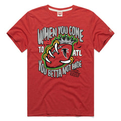 x OutKast Homage Unisex You Betta Not Hide Tri-Blend T-Shirt - Atlanta Falcons
