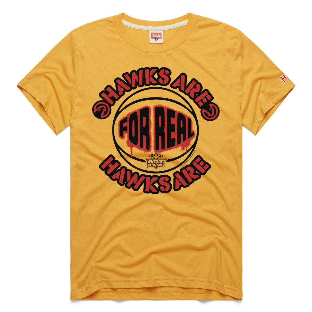 NBA Atlanta Hawks x OutKast Homage Unisex For Real Tri-Blend T-Shirt