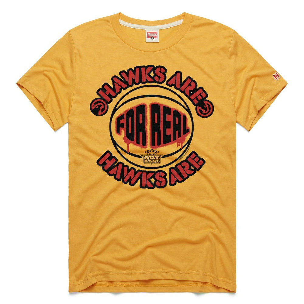 NBA Atlanta Hawks x OutKast Homage Unisex For Real Tri-Blend T-Shirt