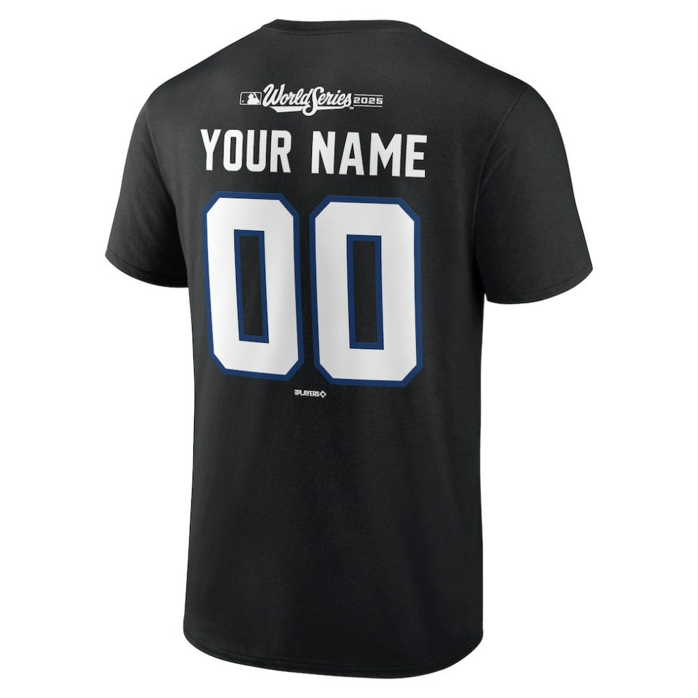 MLB Los Angeles Dodgers 2025 World Series Champions Custom Name & Number T-Shirt