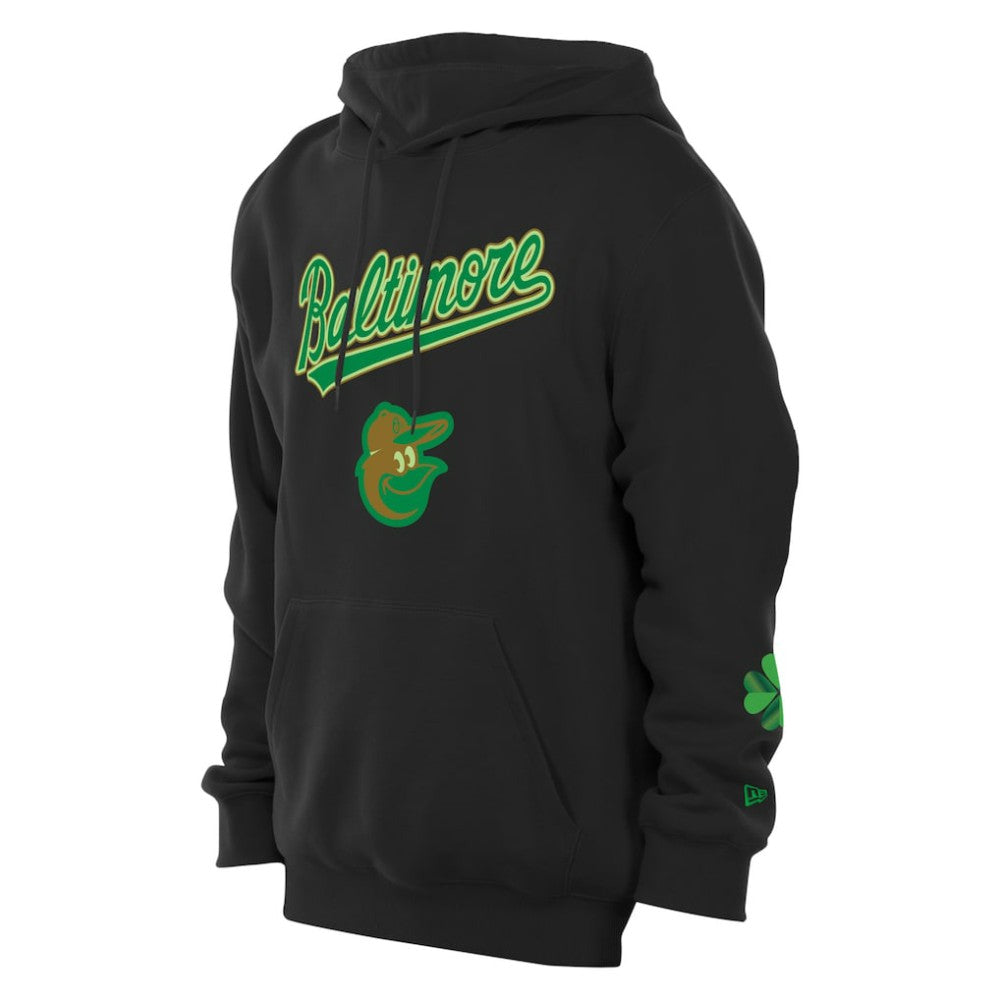 MLB Baltimore Orioles New Era 2026 St. Patrick's Day Fleece Hoodie
