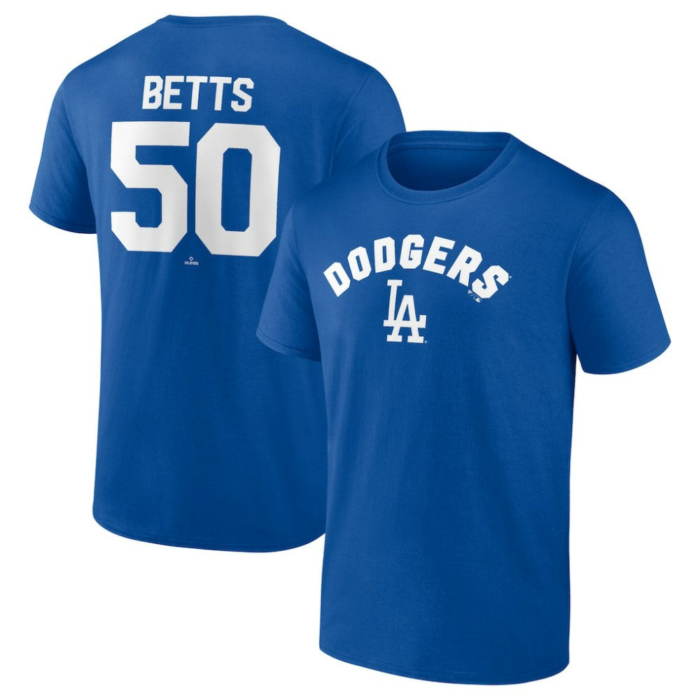MLB Mookie Betts Los Angeles Dodgers Winning Streak Name & Number T-Shirt