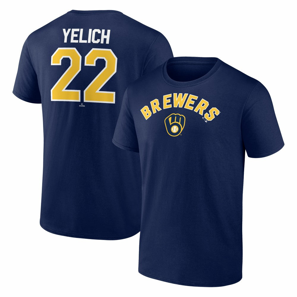 MLB Christian Yelich Milwaukee Brewers Winning Streak Name & Number T-Shirt