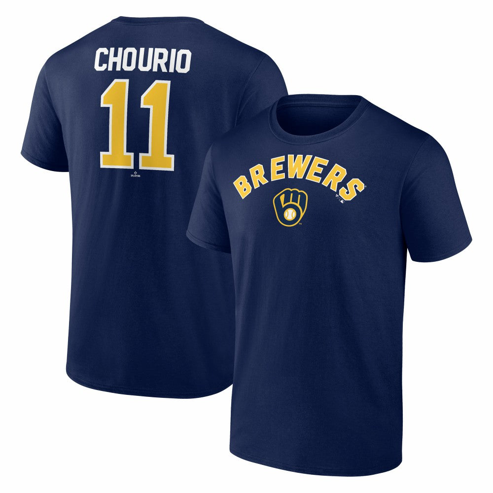 MLB Jackson Chourio Milwaukee Brewers Winning Streak Name & Number T-Shirt